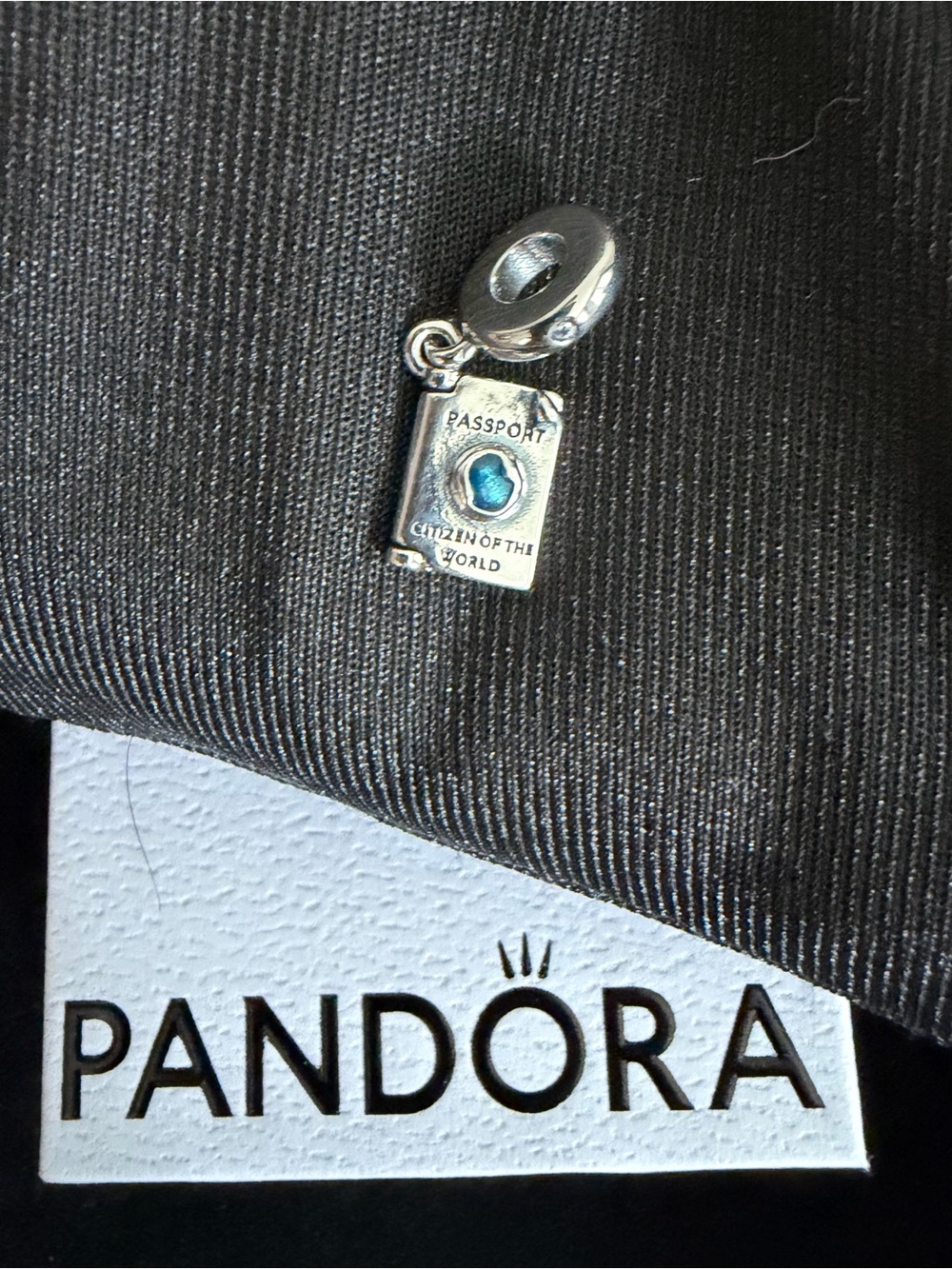 Openable Passport Dangle Charm
